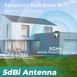 GENBOLT 2K Solar WiFi Security Camera, AOV 24/7 Recording, 14400mAh Battery, Dual View, AI Human Detection, 2.4/5GHz Wireless Outdoor CCTV