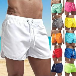 Men's Swim Trunks Swim Shorts Quick Dry Board Shorts Bathing Suit for Swimming Surfing Beach Water Sports Summer 14 Colors S~3XL