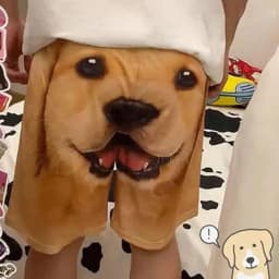 Fashion Funny Pets Dog Shorts Casual 3D Printed Men's Shorts Summer Cute Cute Animal Shorts Walking Home Sleepwear