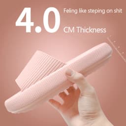 Cloud Sliders Women Men Non-Slip Bathroom Slippers Summer Soft Flip Flop Pillow Sliders Platform Pool Sliders Shower Shoes for I