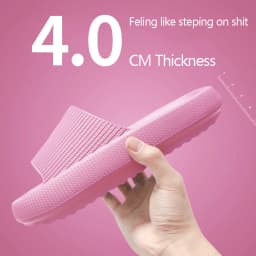 Cloud Sliders Women Men Non-Slip Bathroom Slippers Summer Soft Flip Flop Pillow Sliders Platform Pool Sliders Shower Shoes for I
