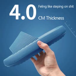 Cloud Sliders Women Men Non-Slip Bathroom Slippers Summer Soft Flip Flop Pillow Sliders Platform Pool Sliders Shower Shoes for I