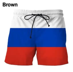 Germany USA UK Flag Beach Shorts Men 3D Printing Board Shorts Swimsuit homme 2024 Summer New Hawaii Swim Trunks Cool Ice Shorts