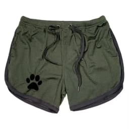 Beach Pants Summer Sports Men's Muscle Fitness Casual Mesh Breathable Pants Running Training Quick Dry Breathable Shorts