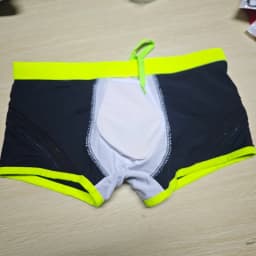 2026Foreign trade cross-border men's new three-dimensional rainbow boxer swimming trunks with cup swimming boxers men's UXH247-1