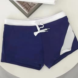 2025 quick-drying men's boxer swimming trunks zipper tether loose tight swimming beach swimming trunks spot E9J16