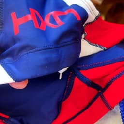 2026 warehouse real shot men's fashion stitching briefs Japanese show beach swimming trunks close-fitting briefs UXH026