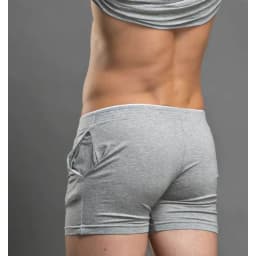 Solid color simple and fashionable men's modal shorts comfortable home pants pajama pants home solid color D6550