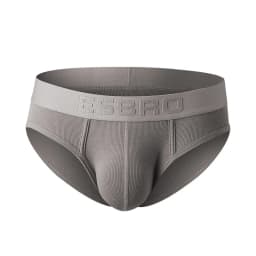 Threaded U convex bag comfortable men's thin underwear, cross-border delivery of low-rise elastic sports briefs E01