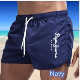 Men's quick drying beach underwear 2026 summer swimming shorts surfing breathable drawstring casual fashionable daily shorts