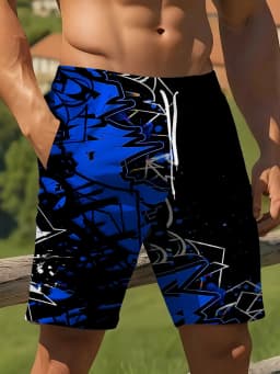 Summer 2026 New Hip Hop Cool Holiday Shorts Loose Shorts 3D Printed Outdoor Casual Pattern Quick Drying Harajuku Shorts