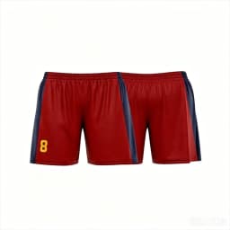 This Is A Customized Number Red Beach Shorts Summer Fashion Breathable Short Pants