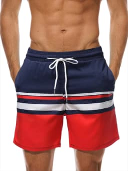 Hot Selling Top 3D National Flag Printed Beach Shorts, Unisex Short Pants, Summer Swim Trunks for Vacation & Seaside Activities