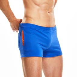 SEOBEAN-COLOURWAY CONTRAST SHORTS for Men, Casual Shorts, 100% Cotton, Breathing Jogging, Athletic, Gym