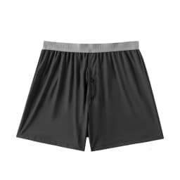 3-Piece Set of Men's Four Season Solid Color Plus Size Aro Pants, Comfortable and Simple Flat Corner Pants, Casual Beach Shorts