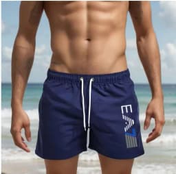 New Summer Fashion Printed Lightweight, Loose and Breathable Beach Shorts for Sports and Fitness