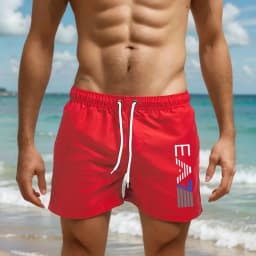 New Summer Fashion Printed Lightweight, Loose and Breathable Beach Shorts for Sports and Fitness