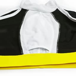 Cross-border men's color matching boxer swimming trunks with cup size simple boxer swimming trunks beach UHX246-1