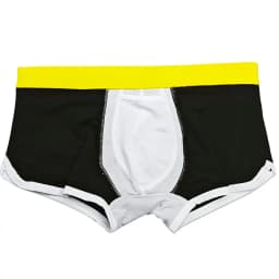 Cross-border men's color matching boxer swimming trunks with cup size simple boxer swimming trunks beach UHX246-1