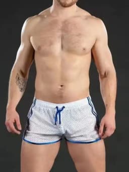 2026 New Gym Mens Summer Running Shorts Quick Dry grid Workout Short Pants GYM Wear Men Training Beach Breathable sports Shorts