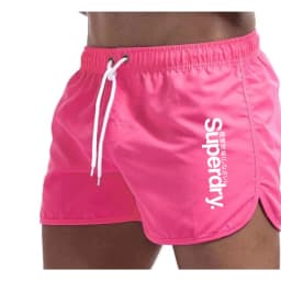 Men'S Quick Dry Breathable Beach Shorts Summer Printed Loose Fit Vacation Swimming Wear For Comfortable Outdoor Activities