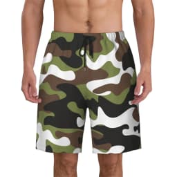 Retro Polka Dot Design Beach Shorts Men's Clothing 3D Print Flowers Holiday Summer Casual Loose Short Summer Board Shorts