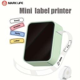 MarkLife P15 Mini Portable Thermal Printer Wireless Bluetooth-compatible Label Tag for Home Office Labeling Sticker Machine