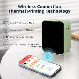 MarkLife P15 Mini Portable Thermal Printer Wireless Bluetooth-compatible Label Tag for Home Office Labeling Sticker Machine
