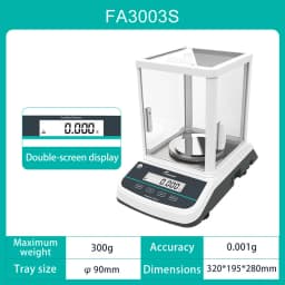 Digital Analytical Balance Laboratory Scales Microbalance Electronic Precision Balance Scale 200g 300g Range 0.001g Resolution
