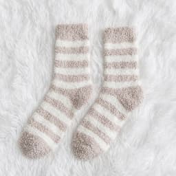 Socks Women Striped Fluffy Coral Velvet Thick Warm Winter Socks Girls Indoor Floor Towel Sock Breathable Woman Cute Soks Meias