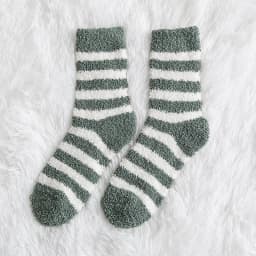 Socks Women Striped Fluffy Coral Velvet Thick Warm Winter Socks Girls Indoor Floor Towel Sock Breathable Woman Cute Soks Meias