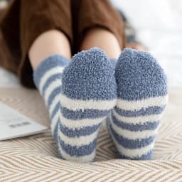 Socks Women Striped Fluffy Coral Velvet Thick Warm Winter Socks Girls Indoor Floor Towel Sock Breathable Woman Cute Soks Meias