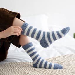 Socks Women Striped Fluffy Coral Velvet Thick Warm Winter Socks Girls Indoor Floor Towel Sock Breathable Woman Cute Soks Meias