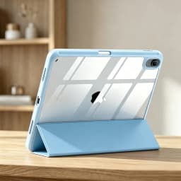 For Apple iPad (A16) 11th 11'' 2025/10th 10.9'' 2022 Generation Case with Pencil Holder, Hybrid iPad 11 10 Case with Clear Back