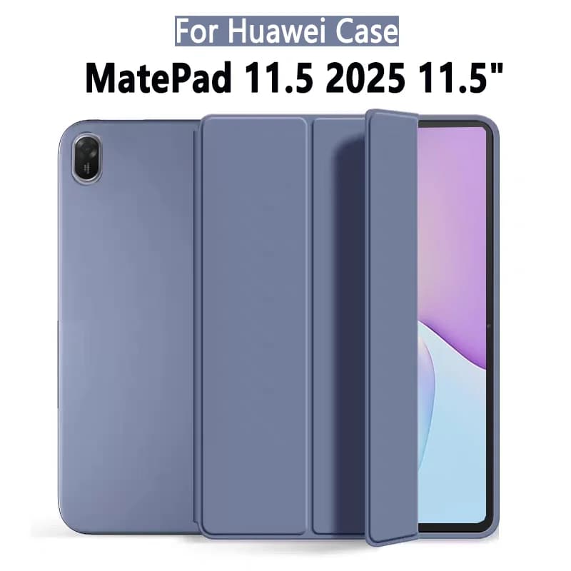 Smart Case For Huawei MatePad 11.5 2025 Case 11.5inch TXZ-W09 Leather Magnetic Folding Stand Soft TPU Back Funda Tablet Coque