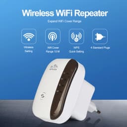Wireless WIFI Repeater 300Mbps 2.4G Router Wifi Range Extender Wi-Fi Signal Amplifier 802.11N Network Card Adapter