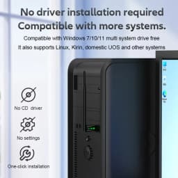 KEBIDUMEI USB WiFi Adapter WIFI6 AX900/AX300 802.11AX Wireless Network Card 2.4G 5G Bluetooth 5.4 Receiver 900Mbps For PC/Laptop