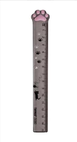 Cute Cat Paw Plastic Straight Rulers Kawaii School Office Supplies Planner Accessories Student Prize Kawaii Stationery