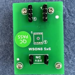 XGecu QFN8 WSON8 DFN8 5X6 or 6X8 IC Socket universal adapter for SPI NAND NOR Flash MLF8 MLP8 SON8 with High-end Spring Probe