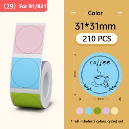 Niimbot B1 Cartoon Pattern For B21 B203 B3S Smart Portable Label Printer Thermal Label Paper Waterproof Stickers Fast Printing