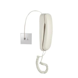 Corded Wall Phone, Slim Trimline Phone for Hotel, Landline Wall Telephone Set for Home/Bathroom/School/Office
