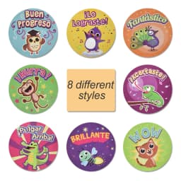 50-500pcs Animal Cartoon Stickers for Kids School Teacher Spanish Reward Stickers classic kids Toy Cute Stationery Supplies