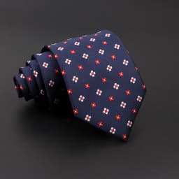 Classic Dots Neck Ties For Men Casual Suits Necktiie Gravatas Red Blue Mens 8cm Neckties For Business Wedding shirt Dress Tie