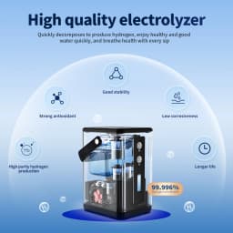 Suyzeko 450ml Oxygen Generator Hydrogen Inhalation Machine Hydrogen Molecular Water Generator Ionizer Inhaler Health Care