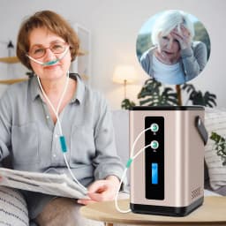 Suyzeko 450ml Oxygen Generator Hydrogen Inhalation Machine Hydrogen Molecular Water Generator Ionizer Inhaler Health Care