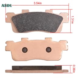 Motorcycle Front and Rear Brake Pads For KYMCO Downtown 125i 200i 300i Super Dink For KAWASAKI J125 SC125 J300 Ceramic Copper