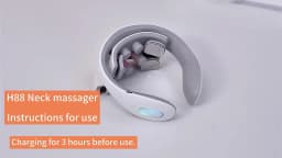 Smart Neck Massage Instrument Portable Shoulder Neck Massage Cervical Vertebra Health Care Vibrator Red Light Massage