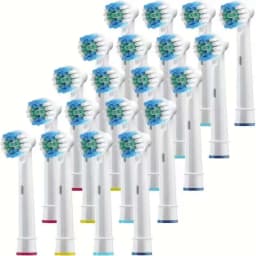 4/12/16/20 Replacement Brush Heads for Electric Toothbrushes, Suitable for Oral-B Braun Professional - Soft Hair Dental Care