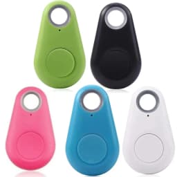 1-5pcs Wireless Mini GPS Tracker Anti-lost Alarm Key Child Bag Wallet Finder Bluetooth APP Locator Smart Tag For Ios And Android