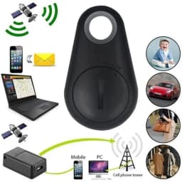 1-5pcs Wireless Mini GPS Tracker Anti-lost Alarm Key Child Bag Wallet Finder Bluetooth APP Locator Smart Tag For Ios And Android